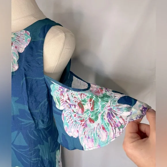 ANTHROPOLOGIE MAEVE NWT Elia Cold Shoulder Dress - Picture 5 of 10